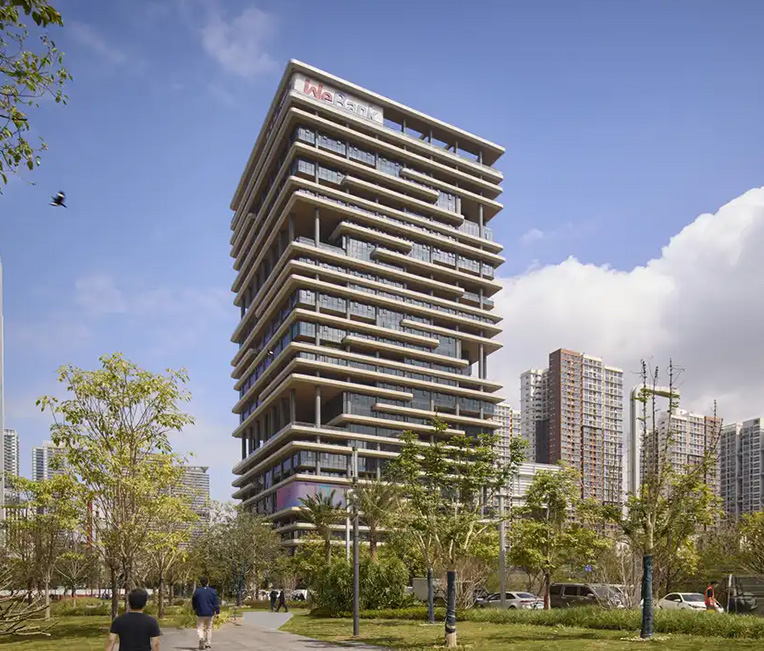 Budova ústredia Shenzhen Webank
