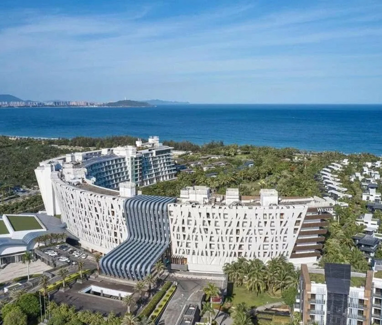 Projekt oceľovej konštrukcie hotela Westin Hainan