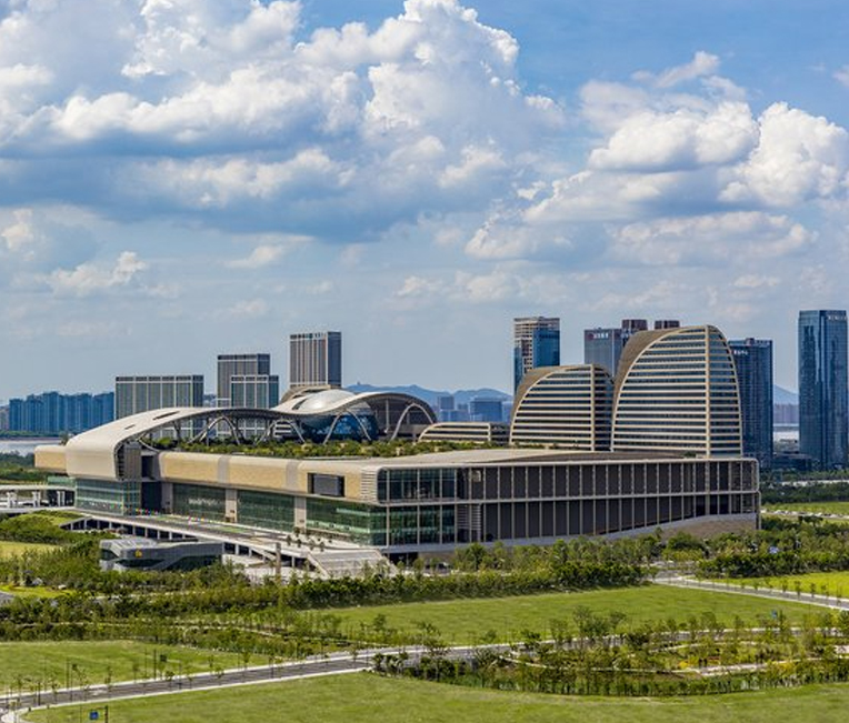 Projekt II. fázy medzinárodného výstavného centra Hangzhou – projekt náterov a ohňovzdorných náterov